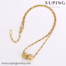 42135-Xuping généreux Fashion Style 18K collier de bijoux en perles d&#39;or